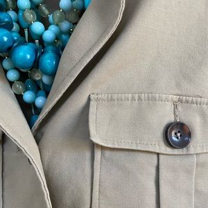 Worthington Khaki Utility Blazer